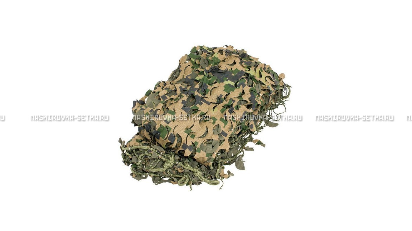 Массеть Camosystems Пейзаж-Профи Лес 3D 1,8х6 м  – купить по цене 7700 руб. в интернет-магазине в городе Мурманск картинка 6