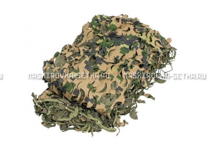 Массеть Camosystems Пейзаж-Профи Лес 3D 1,8х6 м  – купить по цене 7700 руб. в интернет-магазине в городе Мурманск картинка 1