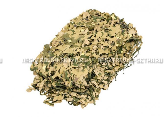 Массеть Camosystems Пейзаж-Профи Милитари 3D 1,8х3 м  – купить по цене 3850 руб. в интернет-магазине в городе Мурманск картинка 1