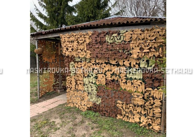 Маскировочная сеть МКТ-2П Поле 3х6 м – купить по цене 4700 руб. в интернет-магазине в городе Мурманск картинка 2
