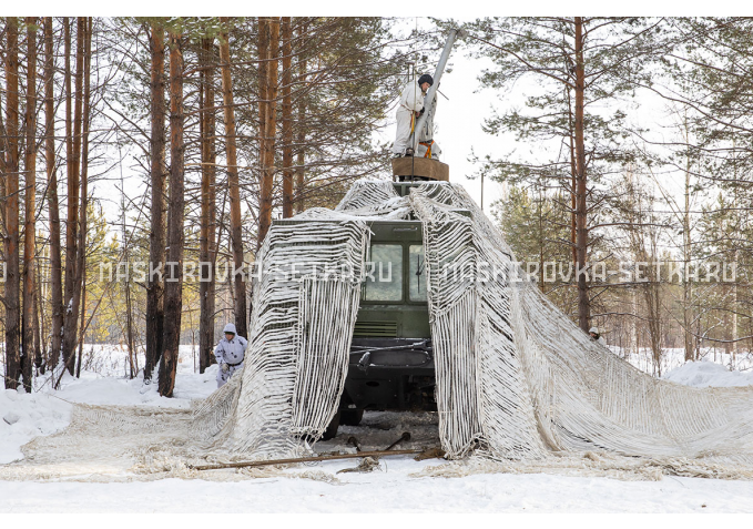 Маскировочный комплект МКТ-2С Снег 9х12 м без АП – купить по цене 29500 руб. в интернет-магазине в городе Мурманск картинка 3