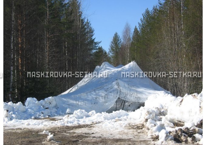 Маскировочная сеть МКТ-2С Снег 3х6 м – купить по цене 4700 руб. в интернет-магазине в городе Мурманск картинка 3