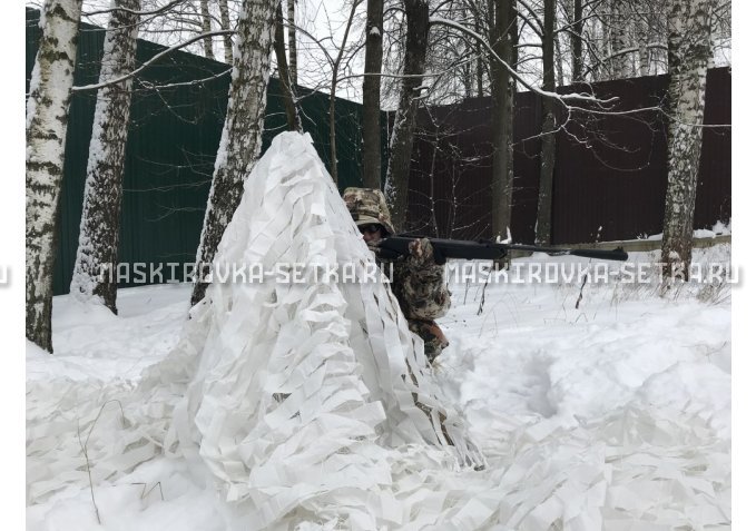Маскировочная сеть МКТ-2С Снег 3х6 м – купить по цене 4700 руб. в интернет-магазине в городе Мурманск картинка 2